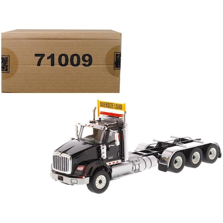 Thinkandplay International HX620 Day Cab Tridem Tractor 1-50 Diecast Model; Black TH1340259